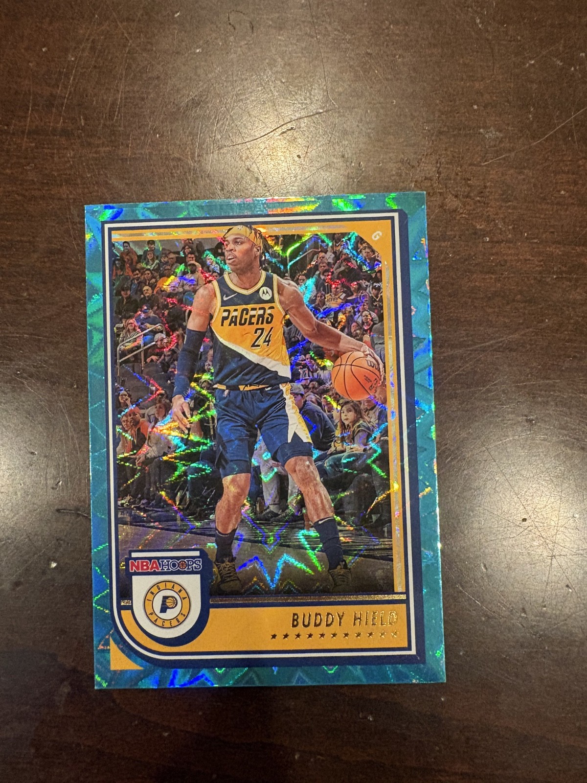 2022-23 Panini Nba Hoops Teal Explosion Buddy Hield 52