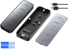 10Gbps M.2 USB 3.2 Gen 2 to NVMe PCI-E M.2 SSD SATA SSD Enclosure External Case
