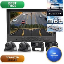 Eversecu Cbk904 4 Camera System 9 Quad Split Monitor For Rv Truck Bus Ahd