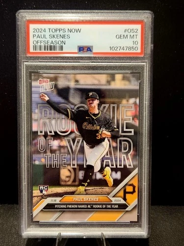 2024 Topps Now - Off-Season ROY Paul Skenes #OS-2 (RC) PSA 10