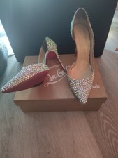 Christian Louboutin Iriza AB Aurora Borealis Strass Crystal