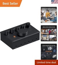 Versatile Mini Headphone Amplifier with Independent Volume for 5 Headphones