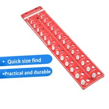 Nut and Bolt Thread Checker 28 Thread Identifier Gauge Inch and Metric