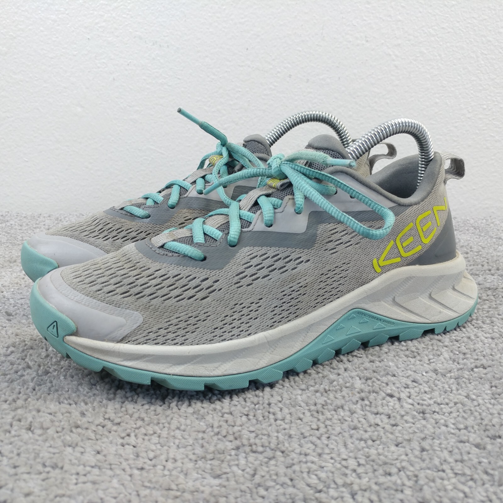 Scarpe da trail running Keen Versacore da donna 7 5 escursionismo sneaker impermeabili grigie