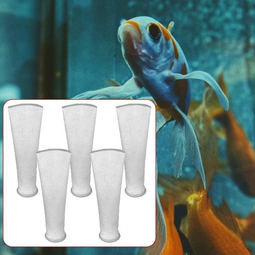 5 Stück 230*105 mm Mikron Meeresfilter Socke Beutel Ring Fischsumpf Aquarium Tank weiß - Bild 24 von 24