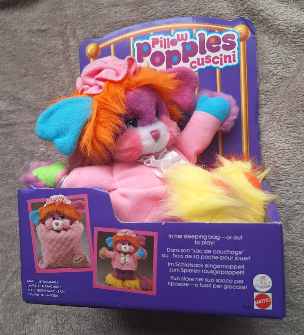 Peluche vintage Popples Clown Carnaval Année 1988 - Jeux & Jouets