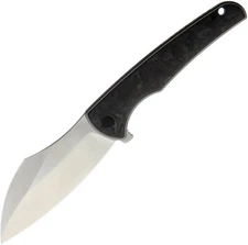 New New VDK Knives Vice Framelock Black CF VDK030