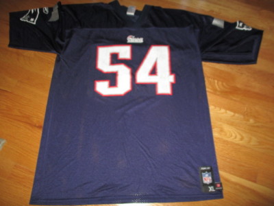 New England Patriots Bruschi ユニフォーム New England Patriots Tedy Bruschi #54 Reebok NFL On Field Jersey