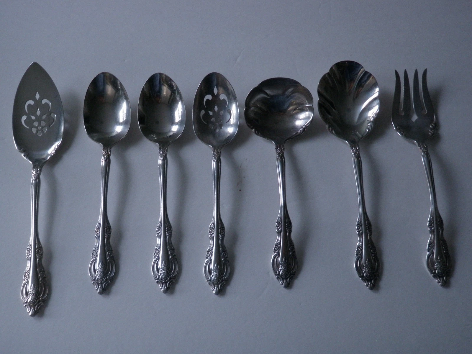 Oneida / Community Silverplate Serving Set - Silver Artistry - 7 Pieces