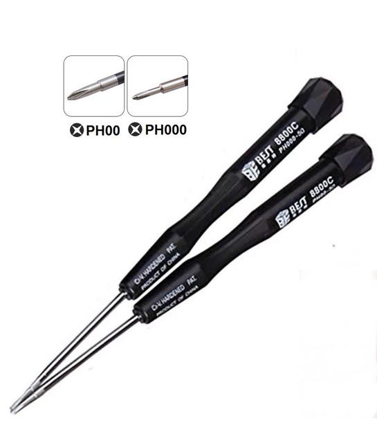 BEST PH00+PH000 Precision Philips Screwdriver Set for Mobiles/Laptops