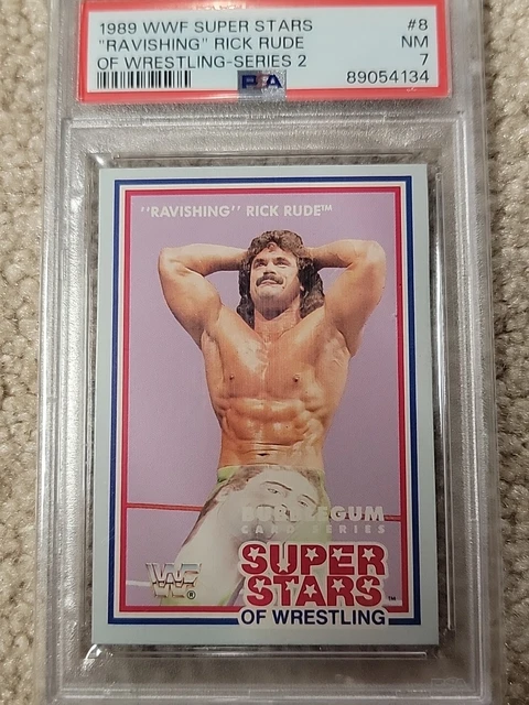 Ravishing Rick Rude PSA 7 CARD 1989 MSL WWF Superstars Market Scene Wrestling #8