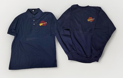 Vintage 90s Gary Moore And The Midnight Blues Band Sweatshirt And Polo Lot Of 2 