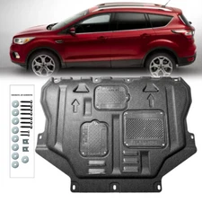 Engine Splash Shield For 2013-2019 Ford Escape Black Under Engine Guard Mudguard
