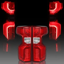 LED Tail Light For 2019-2023 Chevy Silverado 1500 Brake Lamp Left & Right Side
