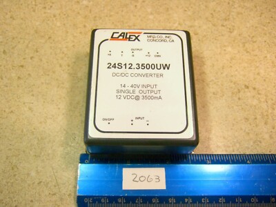 Calex 24S12.3500UV Dc/DC Converter 14-40V in for 12VDC Out @ 3.5A