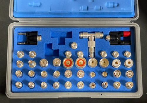 Test Probes INC TPI-5000A Deluxe Coax Adaptor Connector Kit in Case 41 Pc Set