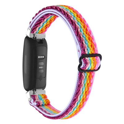 For Fitbit Inspire 3/HR/Inspire 2 Watchband Elastic Woven Nylon Sport Band Strap