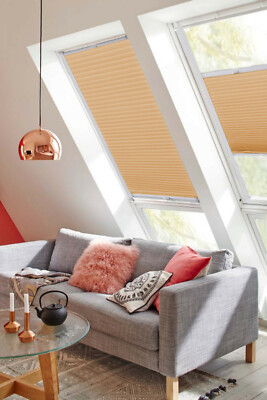 Sunlines Dachfensterplissee Wabenplissee, Blickdicht für Velux GGU/GGL