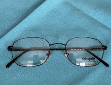 METROPOLIS by Marcolin 8743 COL. 584 Brown Metal EYEGLASSES 50-20-140, Italy NEW