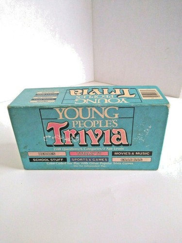 Vintage 1985 Young People's Trivia Travel Card Game Family Game Night - Picture 11 of 12