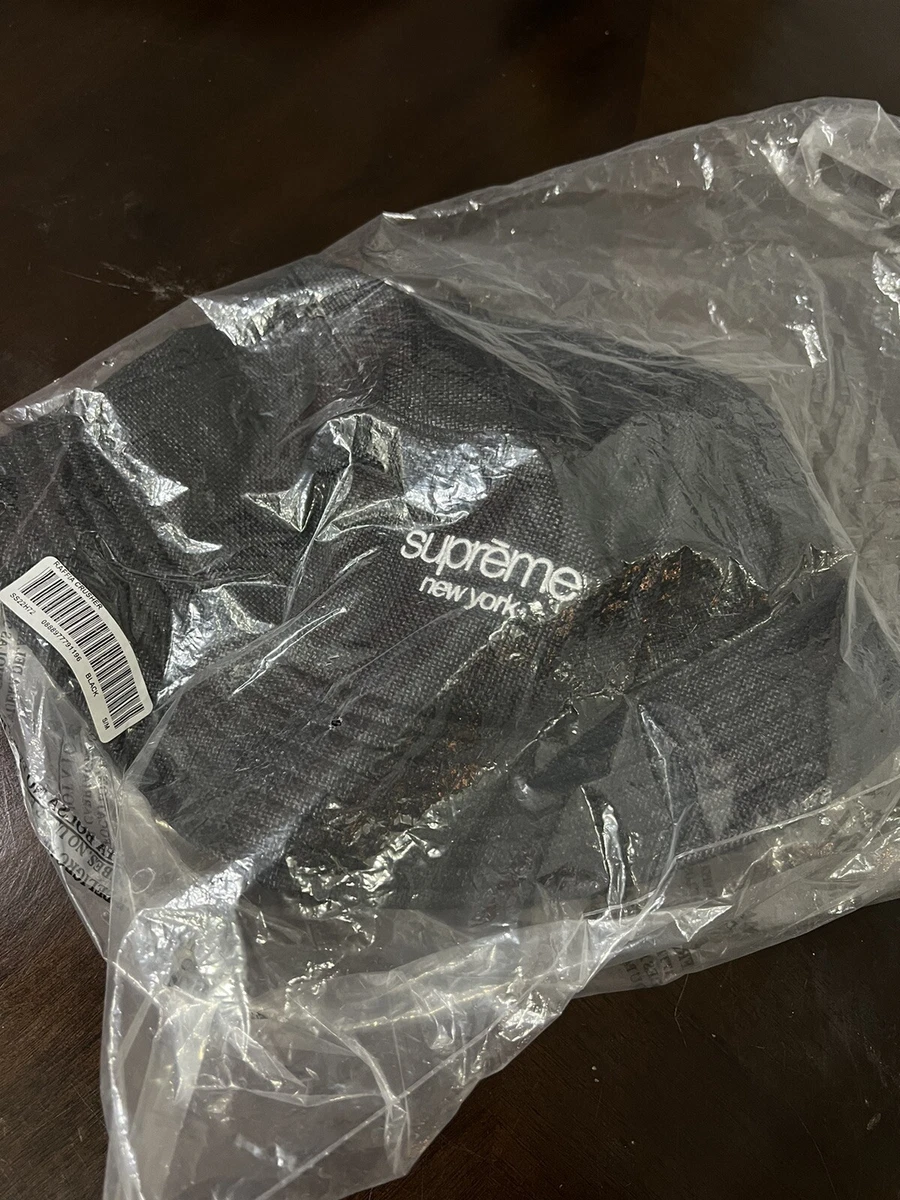 Supreme Raffia Crusher Bucket Hat Size S/M Black SS22 Supreme New York 2022  NEW