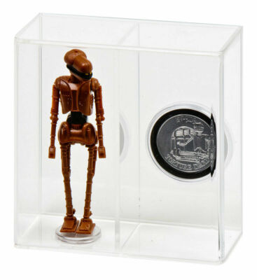 1 x GW Acrylic Display Case - Star Wars Action Figure and Coin (AFC-009) - Large