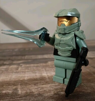 NEW** LEGO Minifigure With Master Chief Halo Spartan Custom