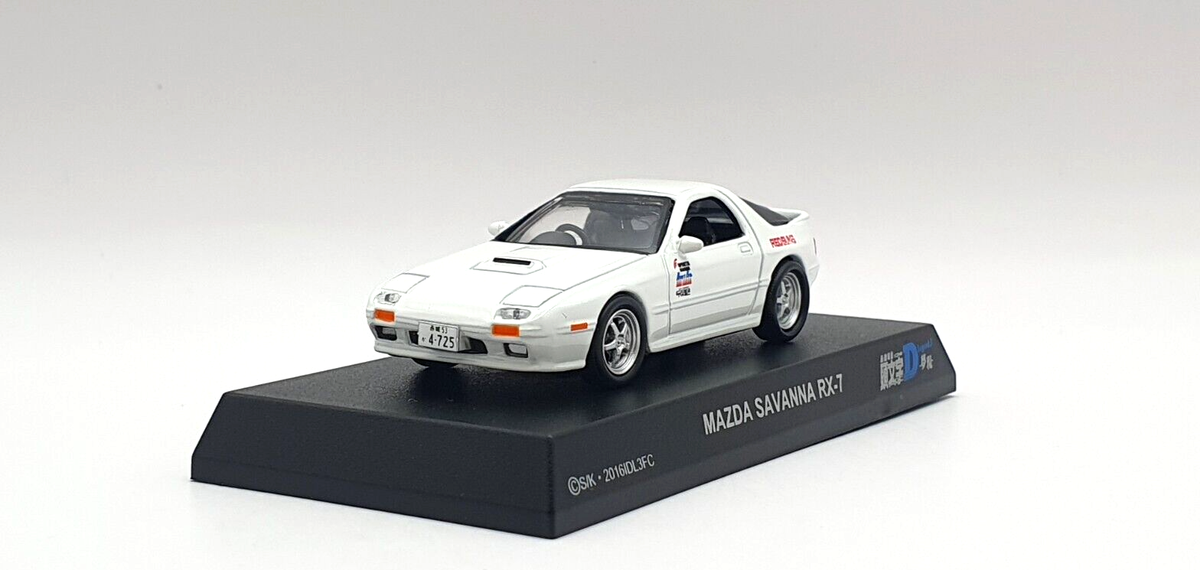 Kyosho 1/64 Initial D MAZDA SAVANNA RX-7 FC3S RED SUNS diecast car