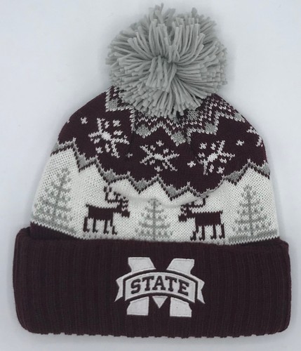 NCAA Mississippi Stato Bulldogs adidas con Risvolto Pon Maglia Cappello  Stile # | eBay