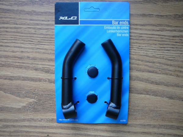 blue mountain bike bars