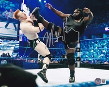 Mark Henry Signed 8x10 Photo BAS COA WWE AEW US Olympic Team Picture Autograph 1