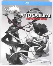 Samuel L. Jackson Afro Samurai-The Complete Series Blu-Ray  new O