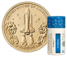 2025 American Innovation $ Coin- Florida- Space Shuttle- Uncirculated- P Mint
