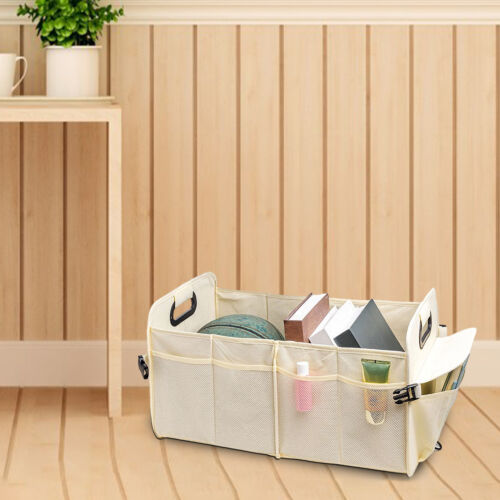 Car Trunk Organizer Storage Bag with Handle Large Capacity Access Waterproof