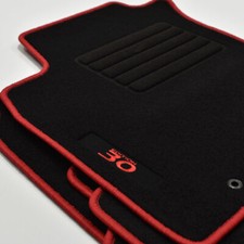 MP Velours Logo Fußmatten für Hyundai i30 Typ PDE Kombi ab Bj.07.2017 - rot