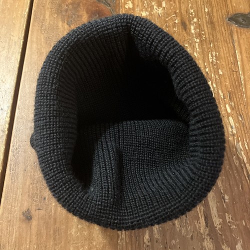 Vintage U.S. Navy 1977 Watch Cap 100% Wool Black Esqu… - Gem