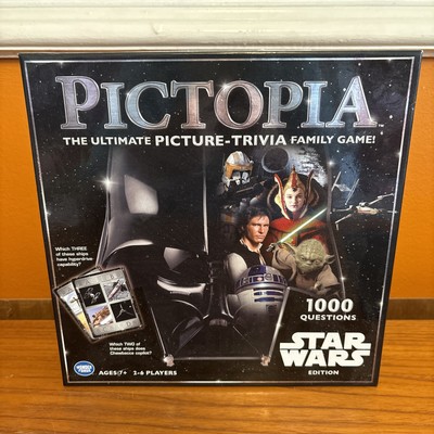 Star Wars Pictopia Picture Trivia Familienspiel KOMPLETT Wonder Forge 2015 Neu