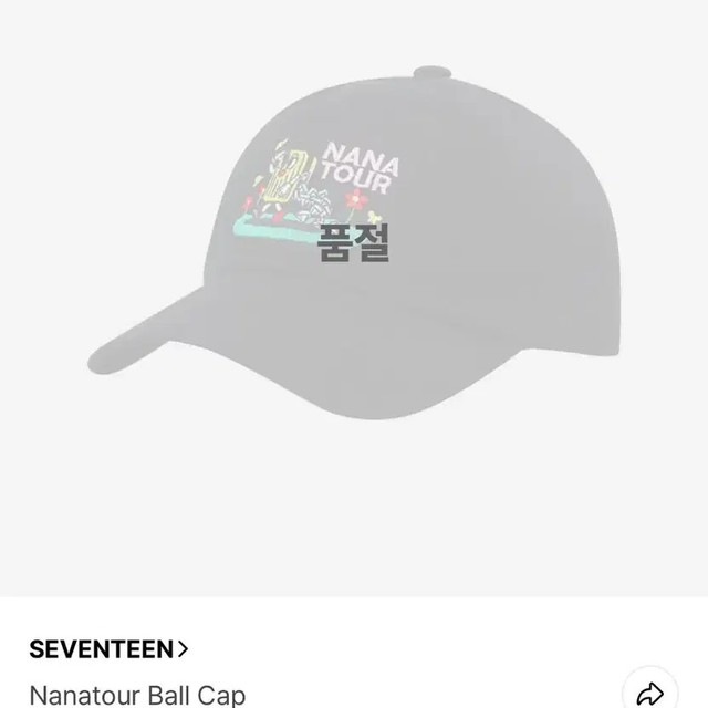Seventeen Nana Tour Cap - Unopened
