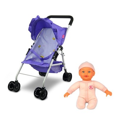 Baby Doll Collection Doll Stroller Heart Design Gifts for Toddlers and Girls ...