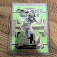 Jaxon Smith Njigba 2022 Select Neon Green Prizm Rookie Buckeyes Seahawks /599 RC