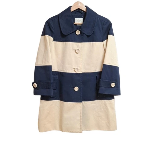Autentico Kate Spade Cappotto da donna beige navy