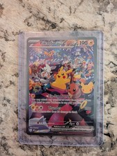 Carta Pokemon TCG Pikachu Ex 150/128 Notte 30° Celebrazione SIR