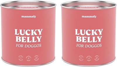 2X Lucky Belly Probiotika Hundesnacks Magen-Darm Aufbau bei Durchfall Sodbrennen