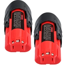 2Pack For Milwaukee 48-11-2460 for M12 LITHIUM 3.5Ah Extended Capacity Battery
