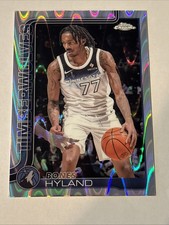 2025-26 Topps Chrome Bones Hyland RayWave Refractor Minnesota Timberwolves #90