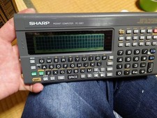 SHARP PC-G801 Pocket Computer Scientific Calculator BASIC Used