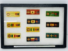 FIFA WORLD CUP 2002 Set of 10 National Flag Pin McDonalds Coca Cola
