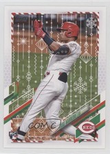 2021 Topps Holiday WalMart Mega Box Jose Garcia Jose Barrero #HW190 pi4