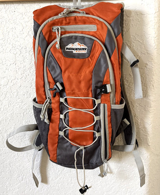Ridgeway By Kelty Backpack Orange Hiking Camping Gorp Hydration Pack *No Bladder