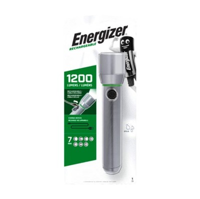 Energizer Vision HD Metal Rechargeable Flashlight 1200 Lumens USB